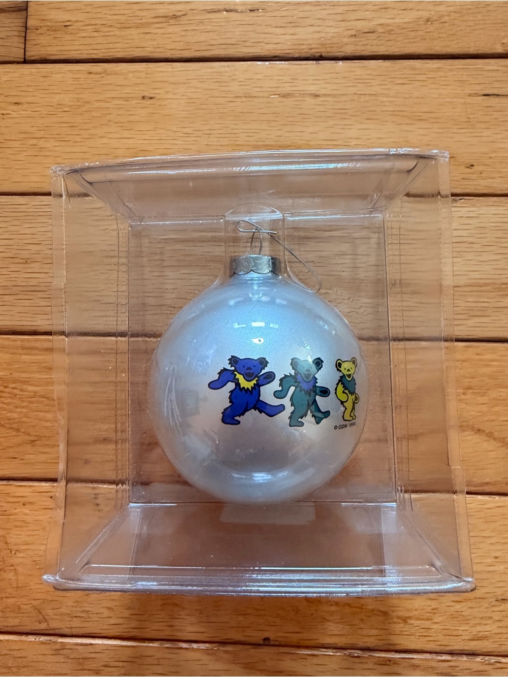 Vintage 1996 Grateful Dead 3” ornament in original packaging
